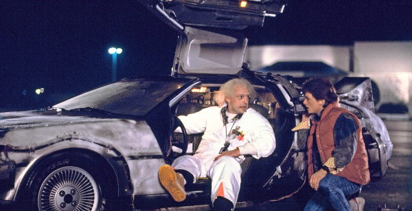 back to the future time travel movie mechanics