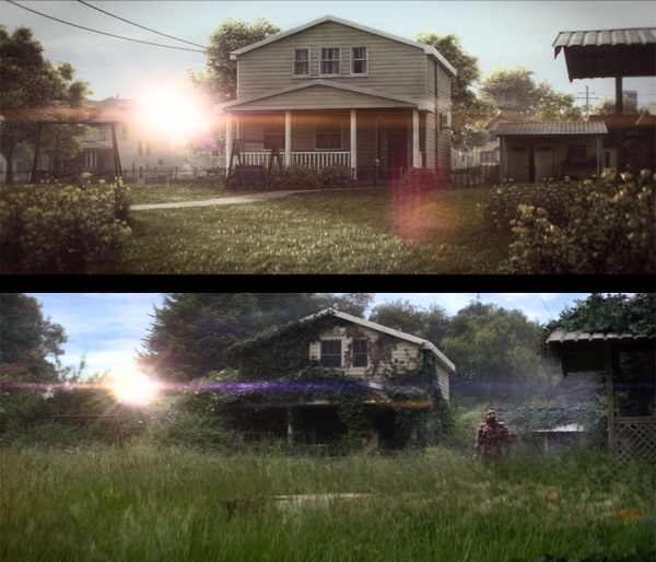 Annihilation movie - the house is the same