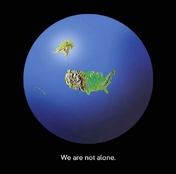 Earth map USA only