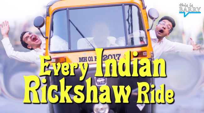 every indian auto rickshaw ride